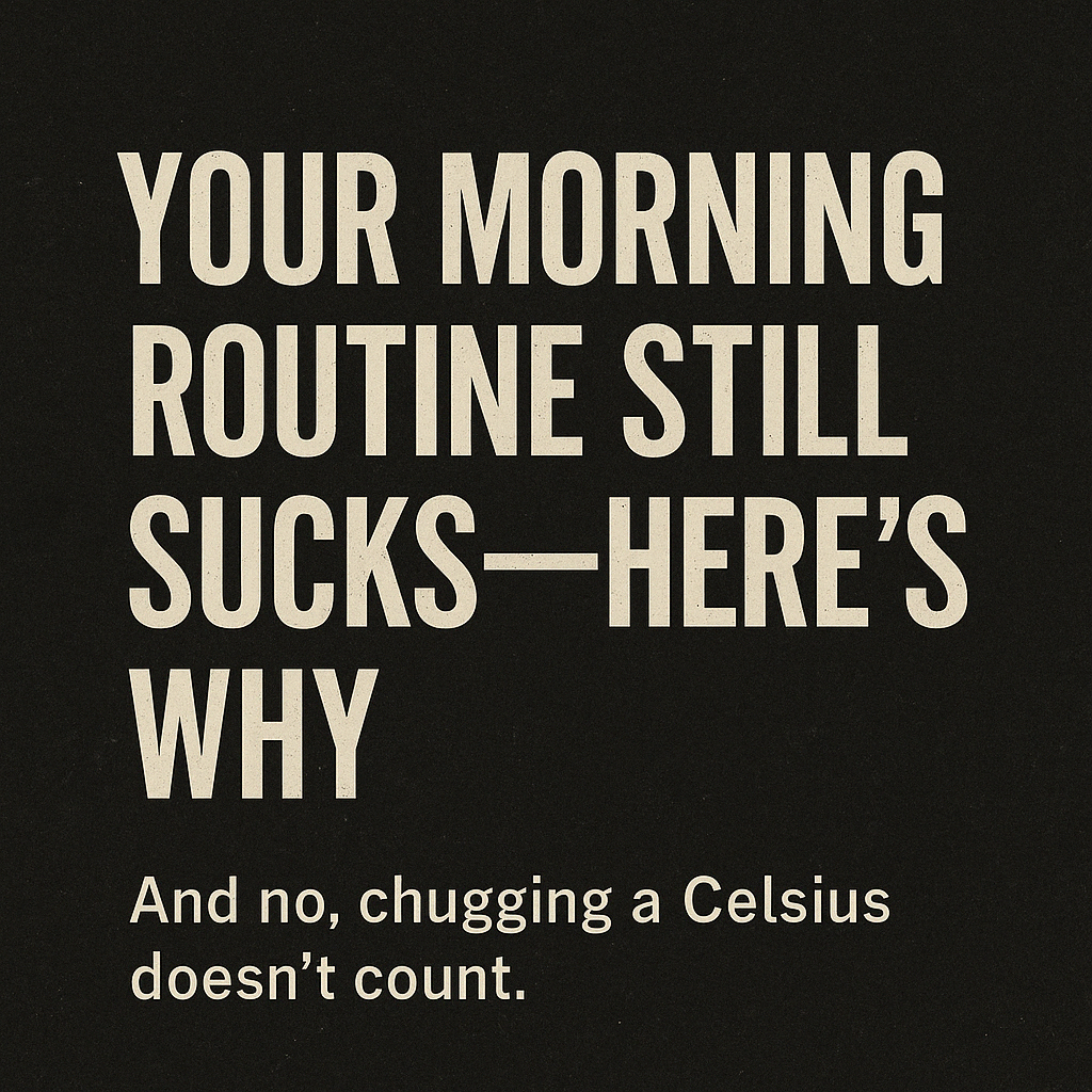 Your Morning Routine Still Sucks—Here’s Why