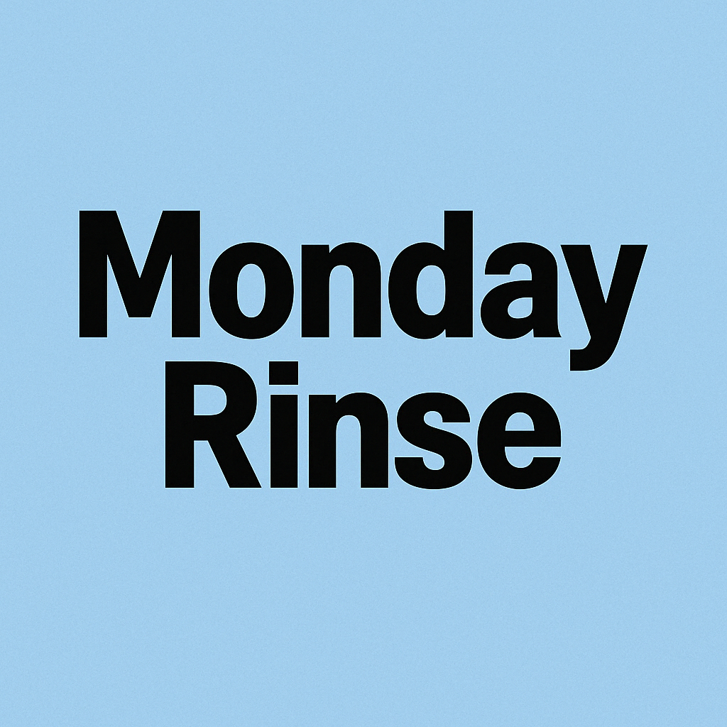The Monday Rinse – Your Standards Build Your Future