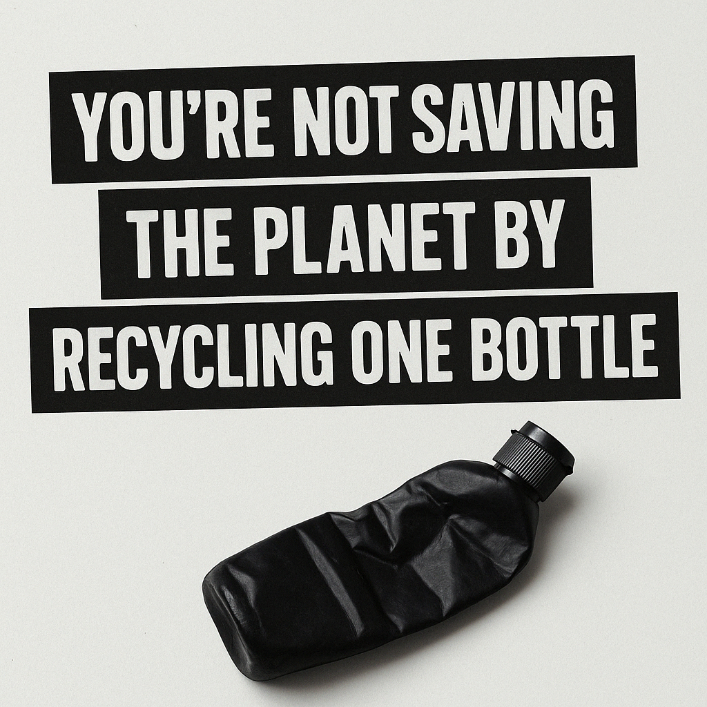 You’re Not Saving the Planet by Recycling One Bottle